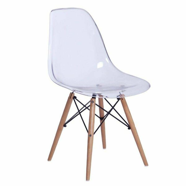 Aron Living Tower Woodleg Chair - Clear AL10009